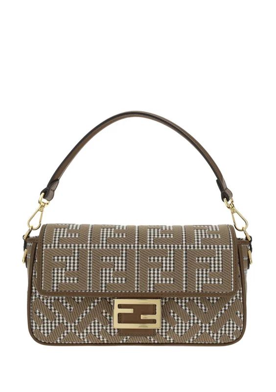 Fendi Baguette FF Embroidered Shoulder Bag | Cettire Global