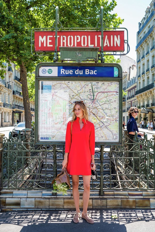 Poppy Red Ponte Clifton Dress | Tuckernuck (US)