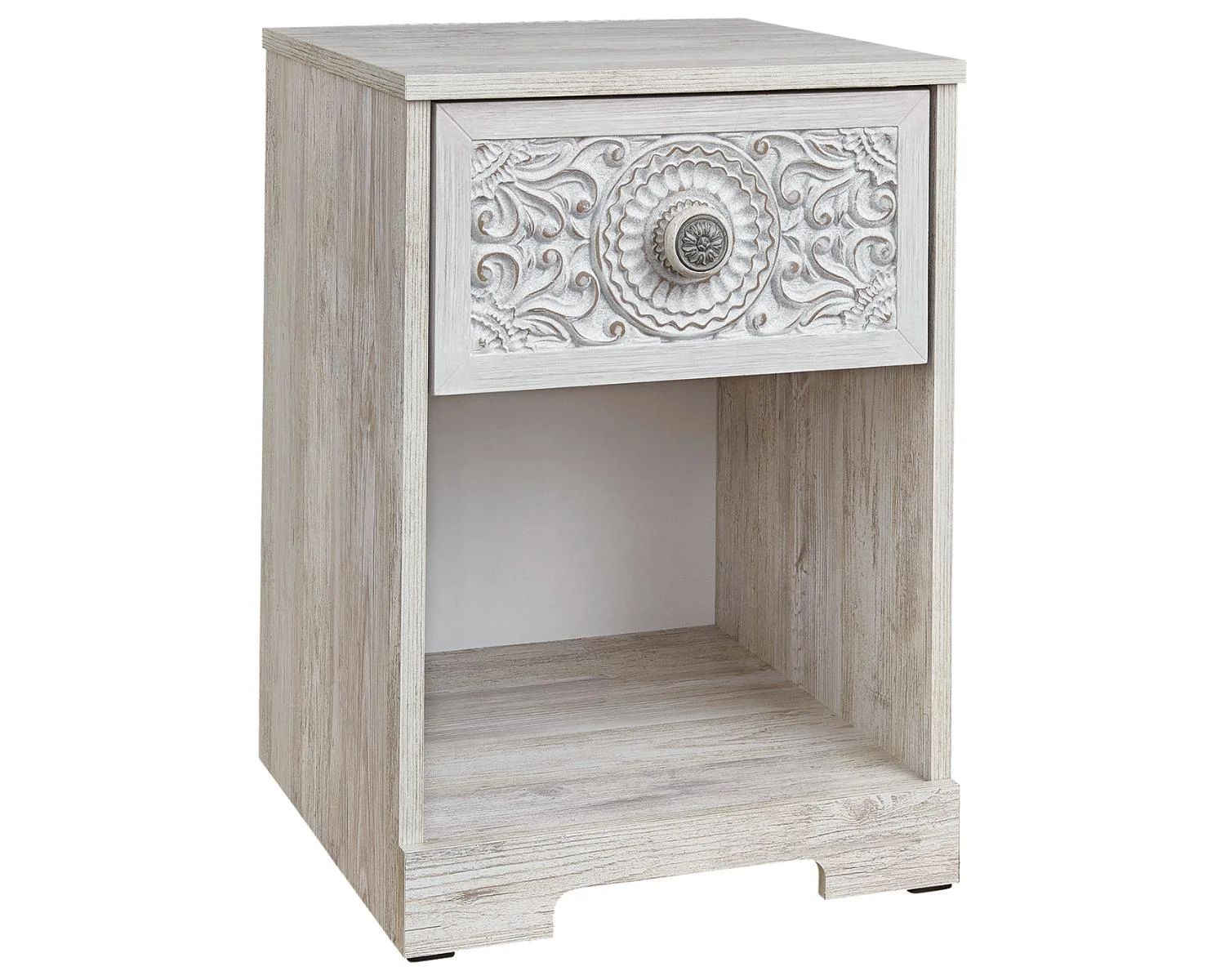 Signature Design by Ashley Paxberry Whitewash One Drawer Night Stand | Walmart (US)