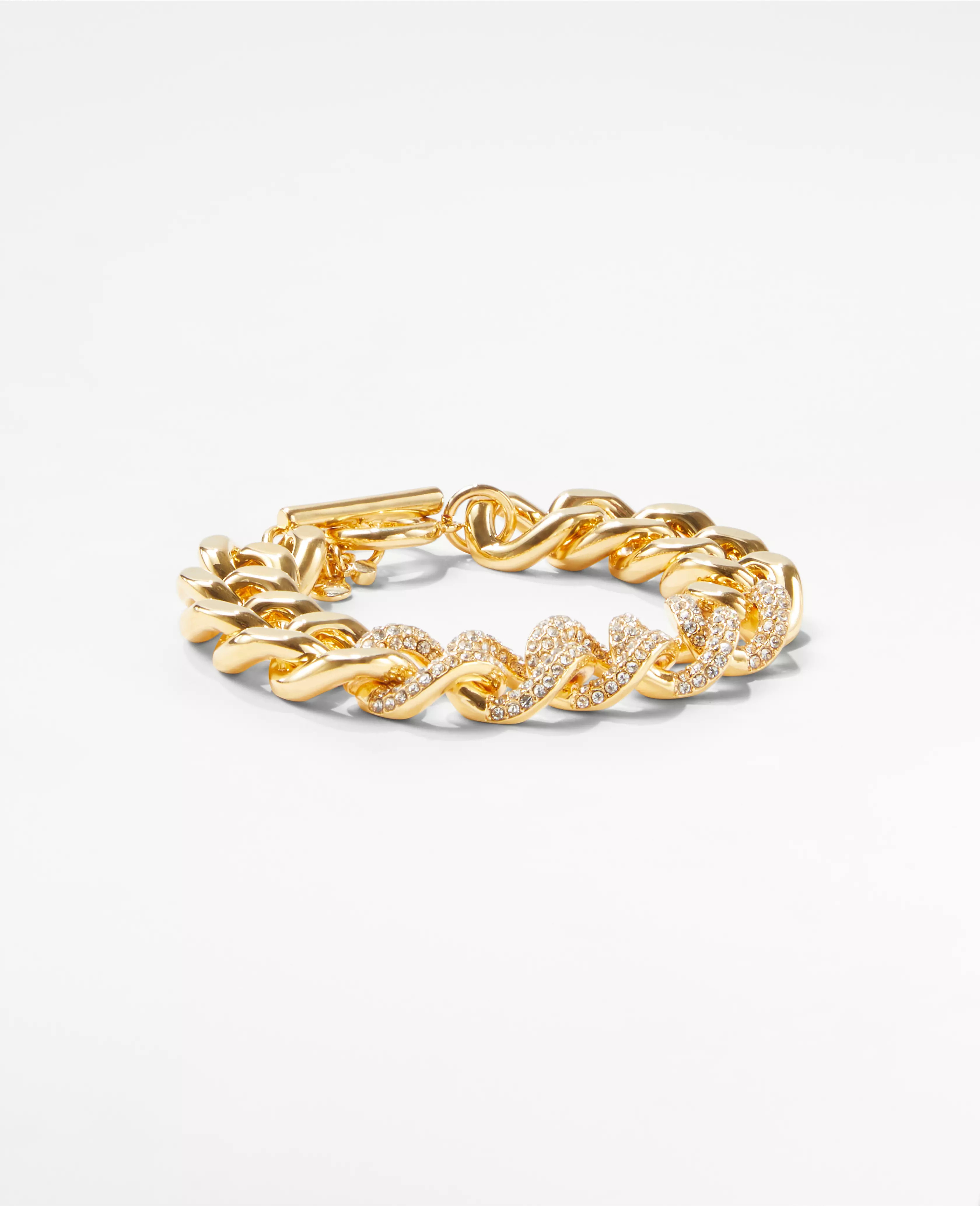 Embellished Chunky Chain Bracelet | Ann Taylor (US)