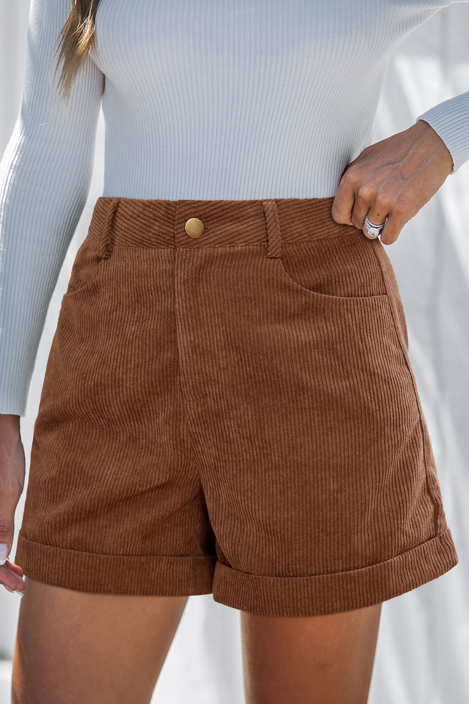 Good Behavior Brown Shorts | Cupshe US