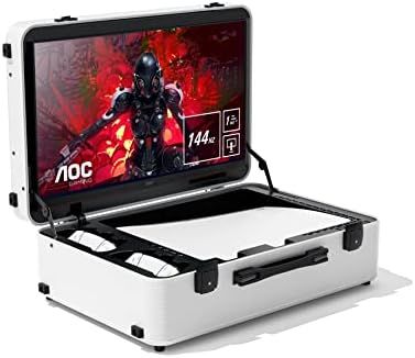 POGA LUX PlayStation 5 PS5 Premium Console Travel Case incl. Trolley and 24‘‘ AOC Gaming Moni... | Amazon (US)