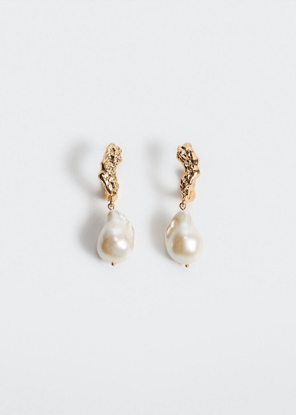 Pearl pendant earrings -  Women | Mango United Kingdom | MANGO (UK)