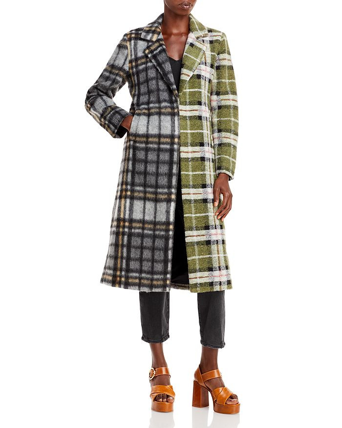 Mixed Plaid Coat - 100% Exclusive | Bloomingdale's (US)