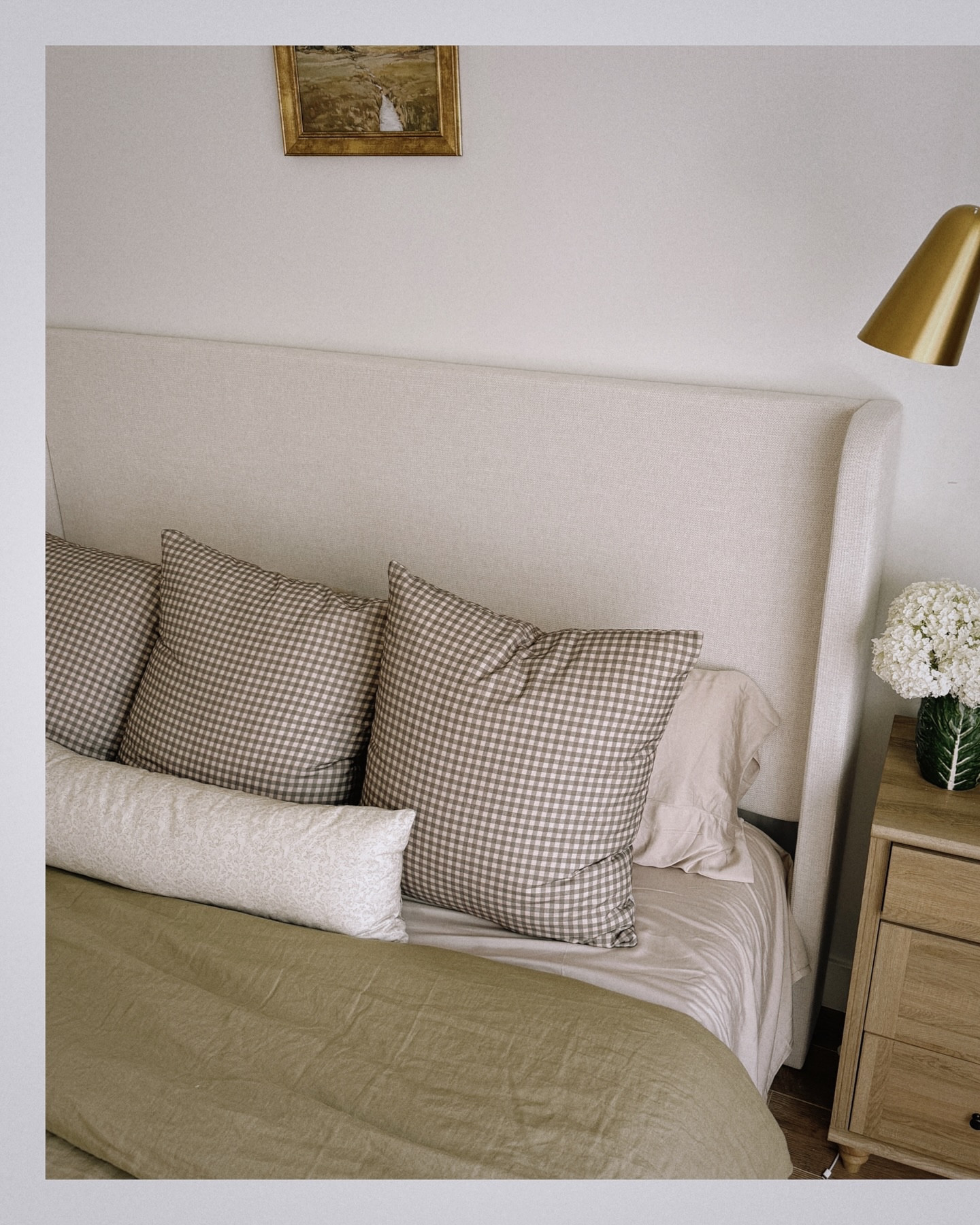 bedroom reset giving me life 🌱✨☁️ Linen duvet + bamboo sheets from @onequince 🤎 use code INFG-25TELLTHEBIRDS10 for a discount if you want to try them too
