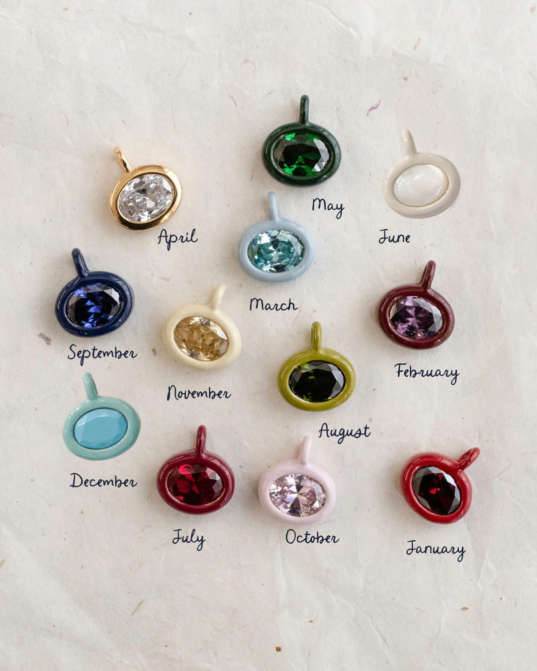 The Birthstone Charm | Joiana Jewelry