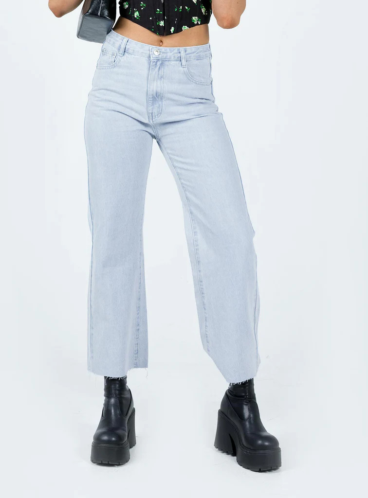 Boundless Denim Jeans Light Wash | Princess Polly US