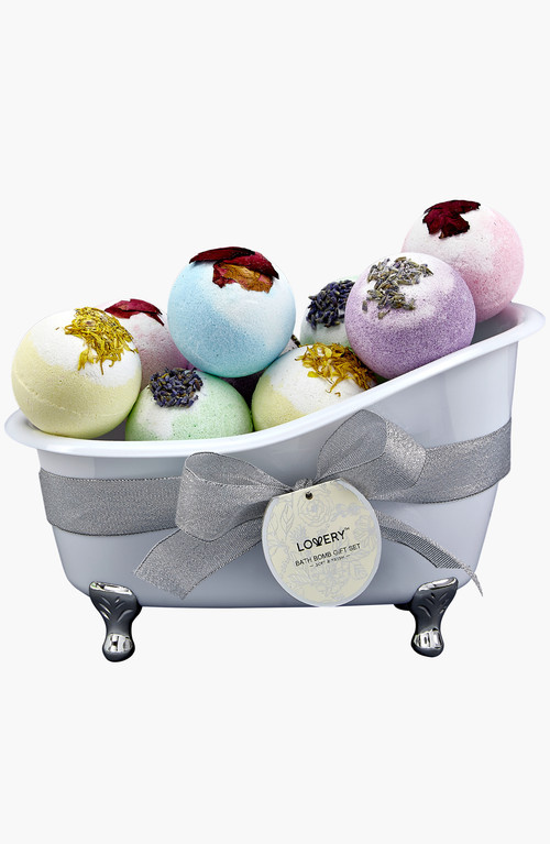 Lovery 10-Piece Bath Bombs Gift Set With Shea & Coco Butter in Multicolor at Nordstrom | Nordstrom