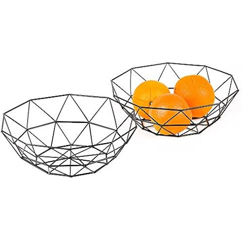 Fruit Stand Vegetables Serving Bowls Basket Holder for Kitchen Counter,Table Centerpiece Decorati... | Amazon (US)