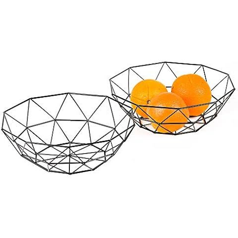 Fruit Stand Vegetables Serving Bowls Basket Holder for Kitchen Counter,Table Centerpiece Decorati... | Amazon (US)