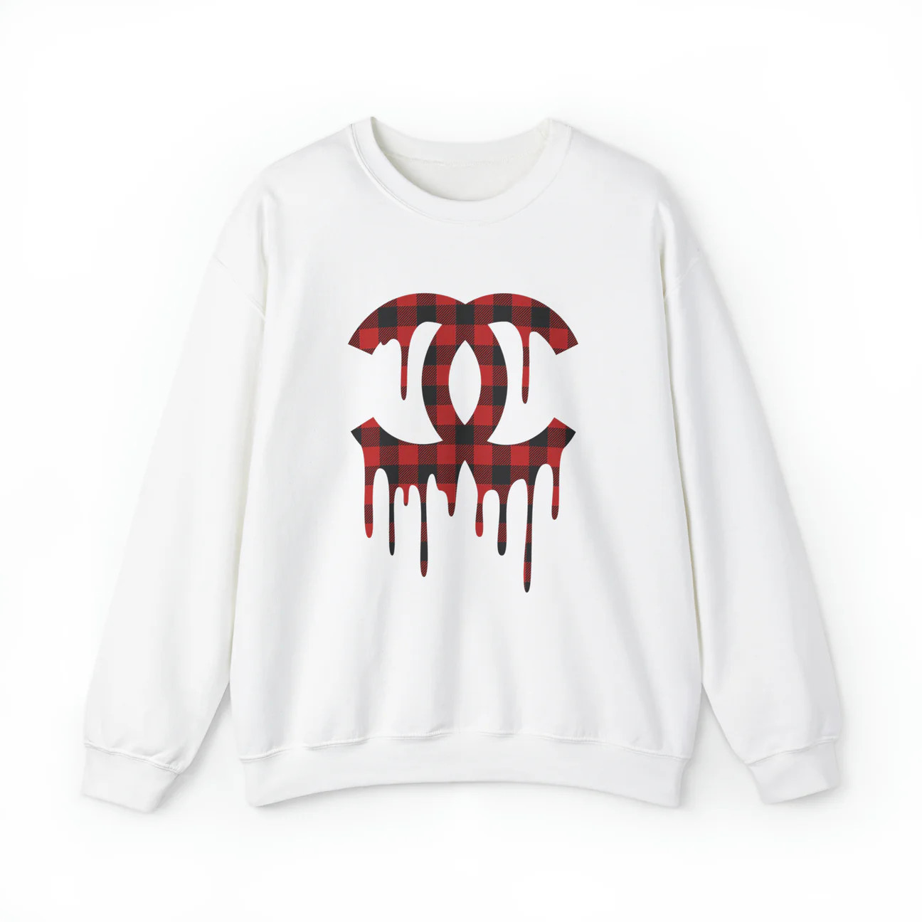 Buffalo Check Double C Unisex Sweatshirt | Always Stylish Mama