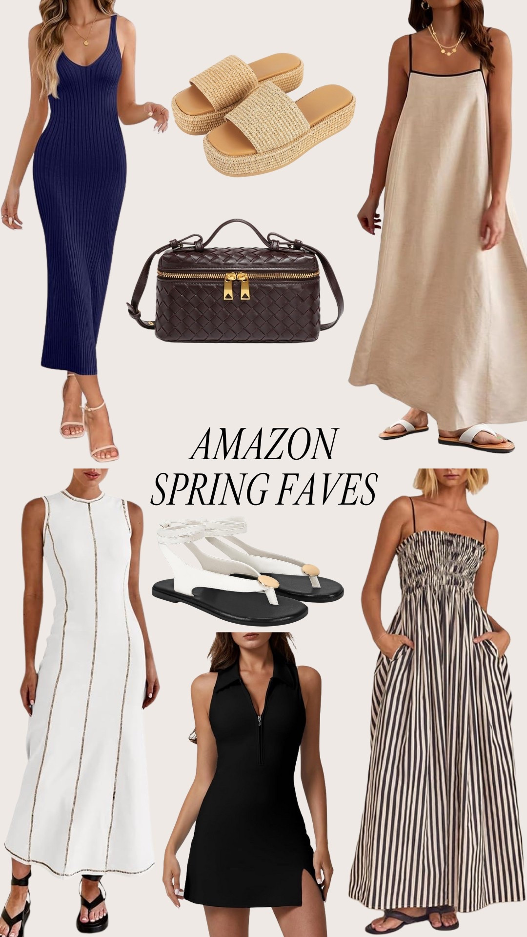 My current Amazon Spring Faves! 🌸

Spring dresses
Summer dresses 
Maxi dresses
Sleeveless dresses
Spring shoes
Summer shoes
Sandals
Striped dresses
Handbag

#LTKShoeCrush #LTKStyleTip #LTKItBag