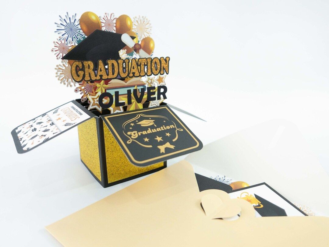 Personalized Graduation Explosion Box With Name, 2023 Grads Graduation Gift for Him/her, Graduati... | Etsy (US)