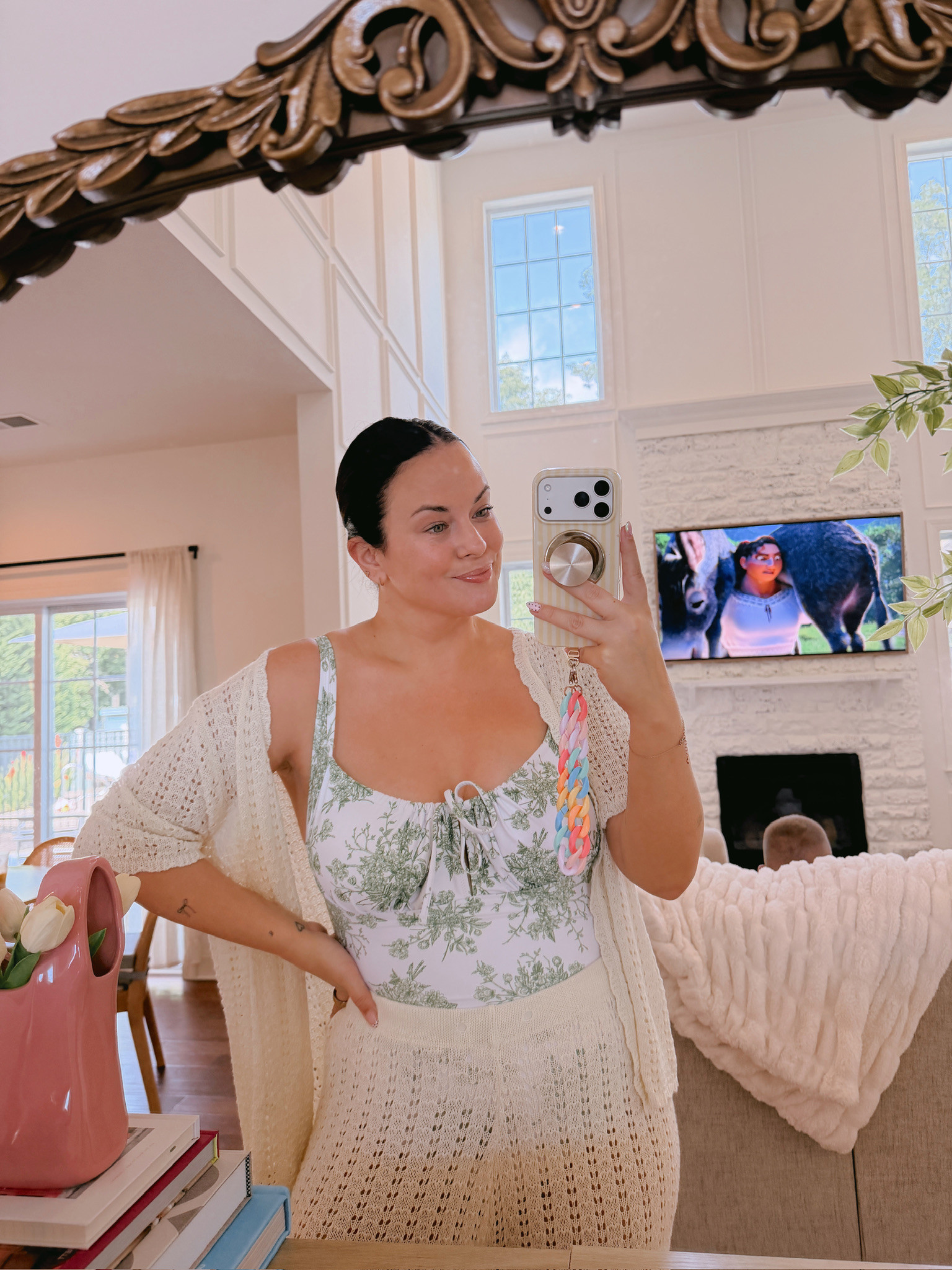 wearing an XL in the set and L in the swim 

 #LTKSeasonal #LTKMidsize #LTKSwim