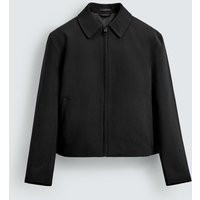 Zara - Cropped Fit Jacket - Men - Black - Men | Zara US