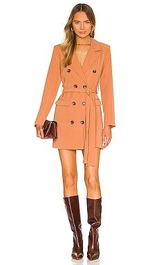 Lovers and Friends Diana Blazer Dress in Caramel from Revolve.com | Revolve Clothing (Global)