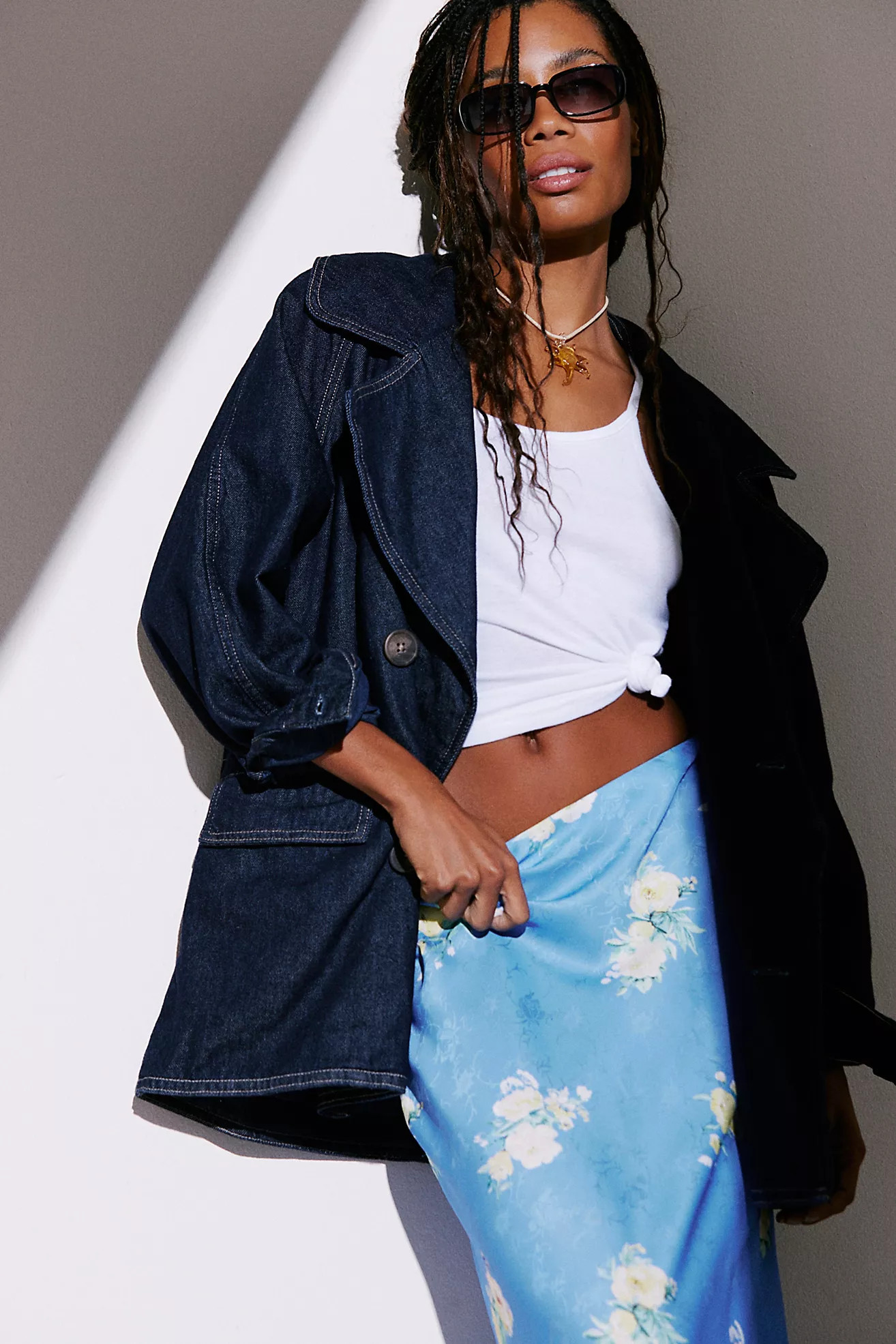 Denim Car Coat | Free People (Global - UK&FR Excluded)