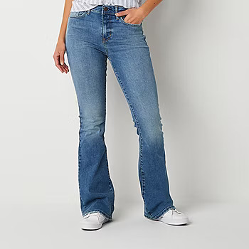 a.n.a - Tall Womens High Rise Flare Leg Jean | JCPenney