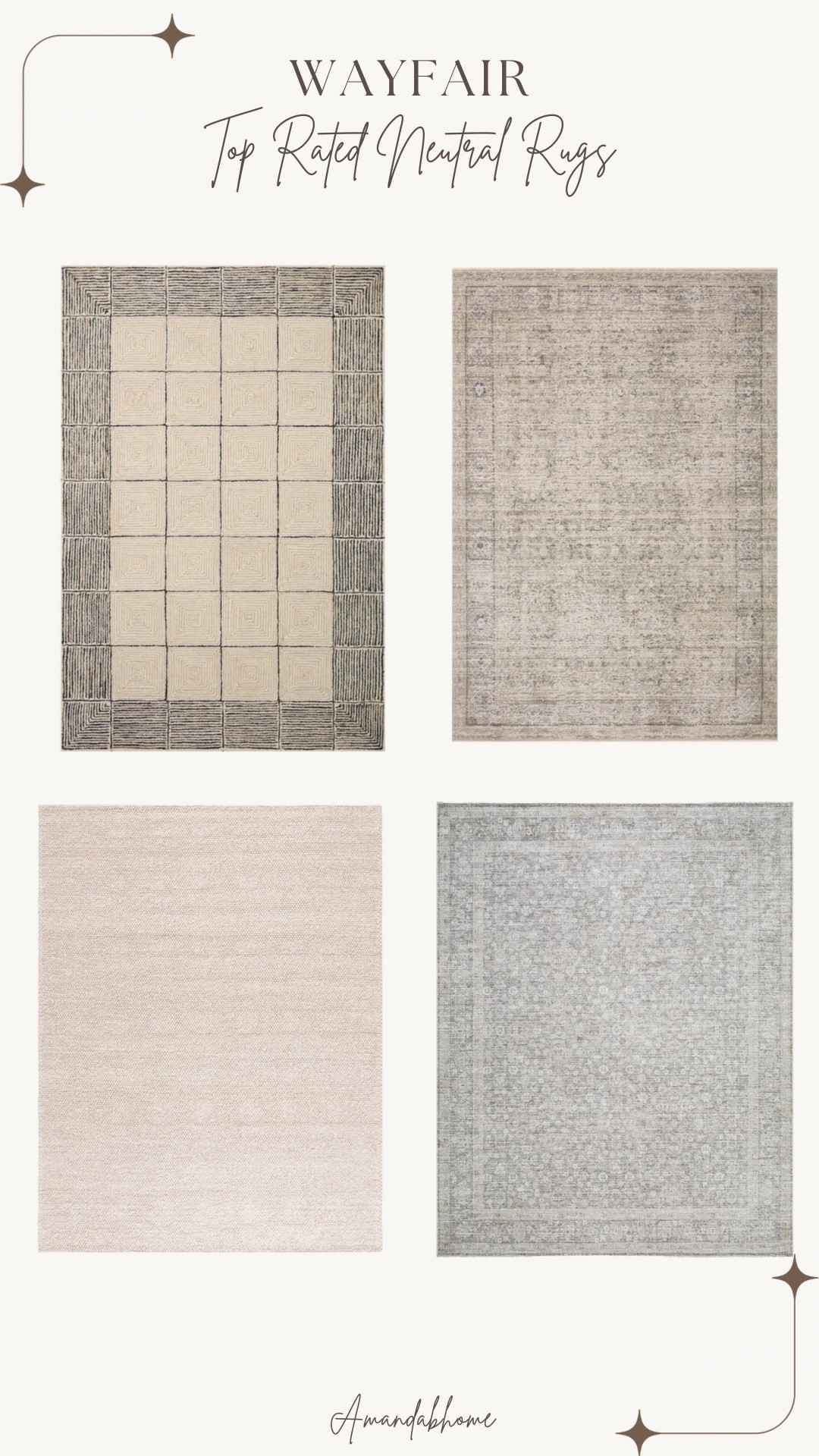 Neutral rugs I own and love from @Wayfair !

#wayfairpartner #wayfair #liketkit #liketkit/amandabhome #ad

#LTKSaleAlert #LTKHome