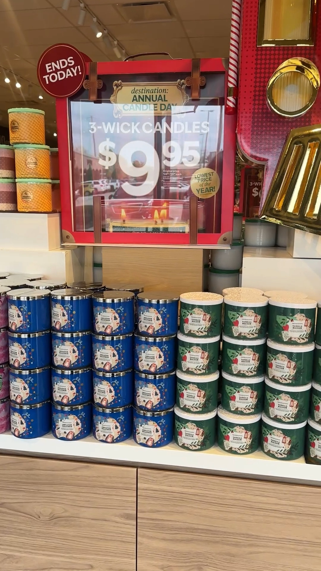 Today’s the last day for 3-wick candles on sale for $10. 

What’s your favorite candle smell? 

*Champagne Toast is my absolute favorite! 

Hashtags: 
#candleday #nationalcandleday #sale #candles #3wickcandles #home #homescents #onsale #giftingideas #gifting #giftideas #giftsforher #giftsforhim #christmas #trending


#LTKSeasonal #LTKSaleAlert #LTKHoliday