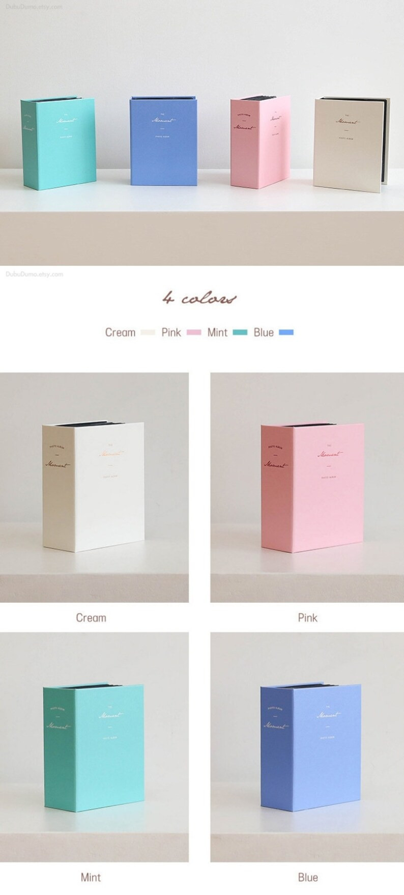 4x6 Photo Album 100 pockets 4Colors / Photo Book / Vertical | Etsy | Etsy (US)