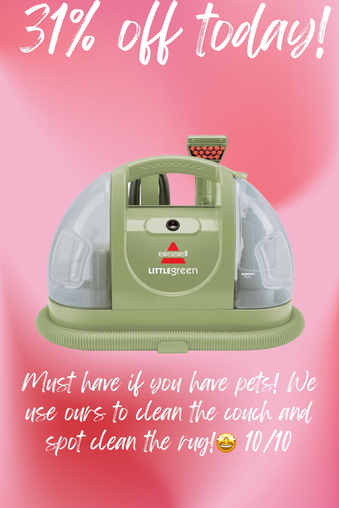 The best mini shampooer and upholstery cleaner! Great for pet owners  

#LTKSaleAlert #LTKHome