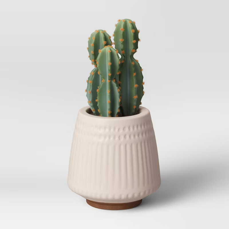 Textured Ceramic Planter White - Opalhouse™ | Target