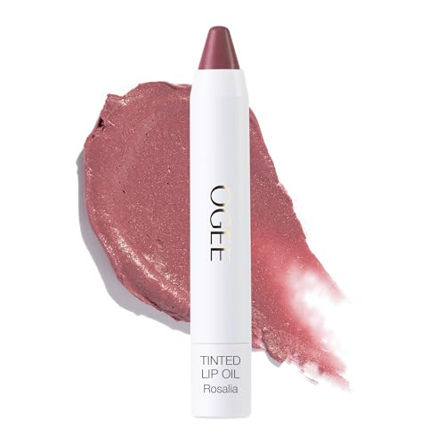 Ogee Tinted Sculpted Lip Oil - Lip Stain Made with 100% Organic Coconut Oil, Jojoba Oil, and Vitamin E - Best as Lip Balm, Lip Color or Lip Treatment - ROSALIA | Amazon (US)