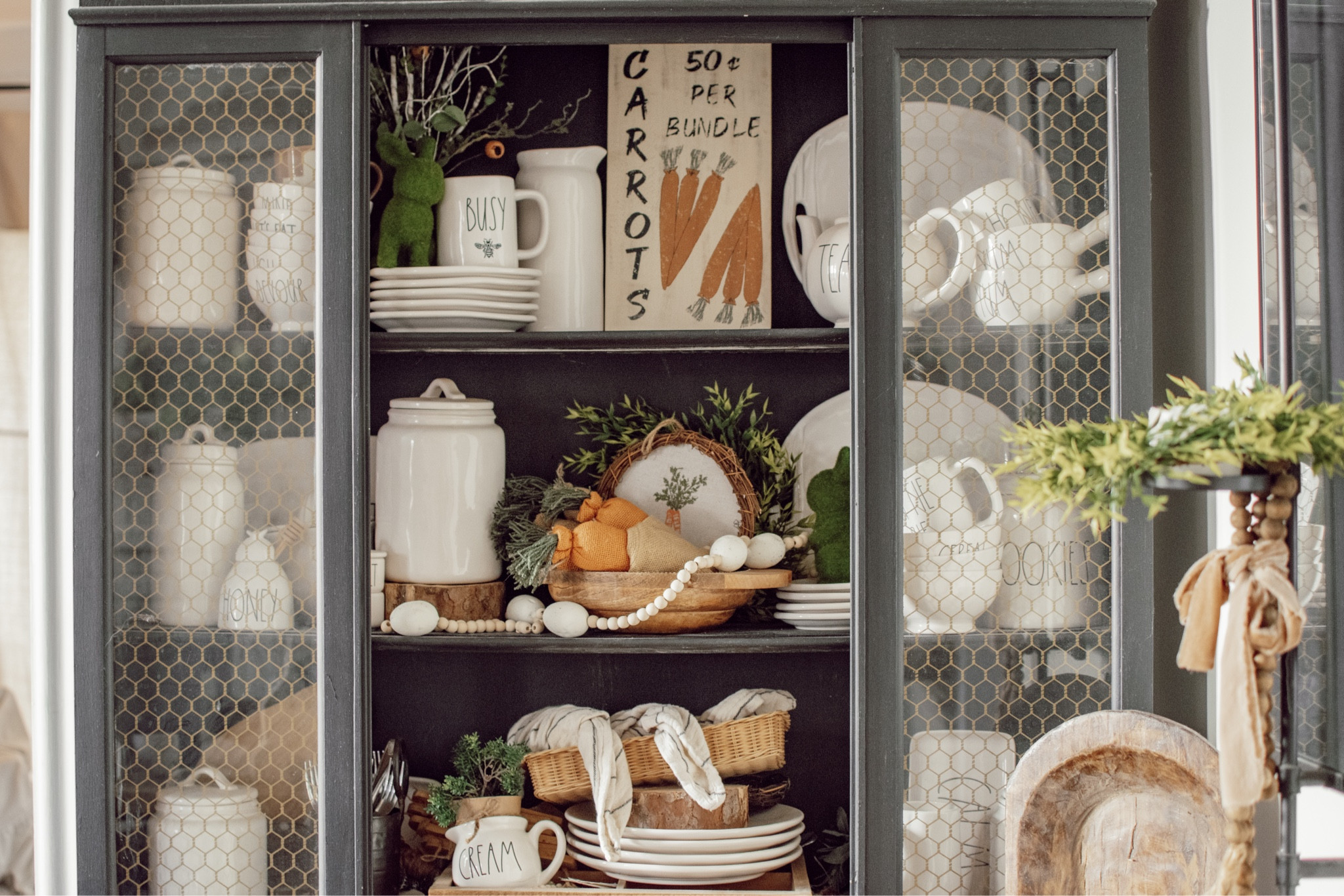 Easter hutch decor 

#LTKSeasonal #LTKhome #LTKfindsunder50