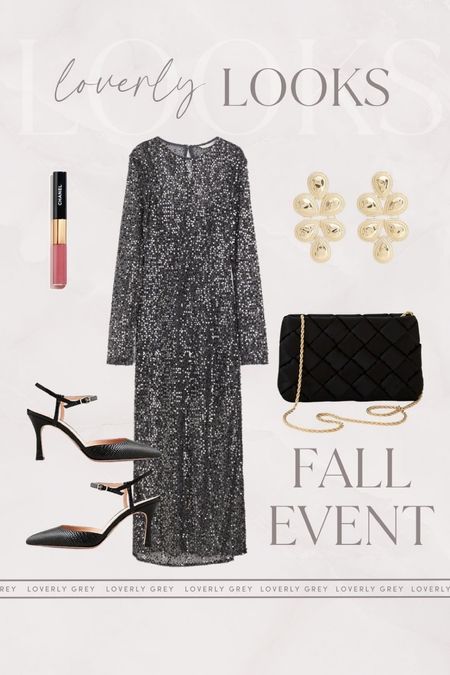 Loverly Grey fall event outfit idea. This H&M sequins dress is so fun and perfect for a bachelorette party! 

#LTKstyletip #LTKwedding #LTKSeasonal