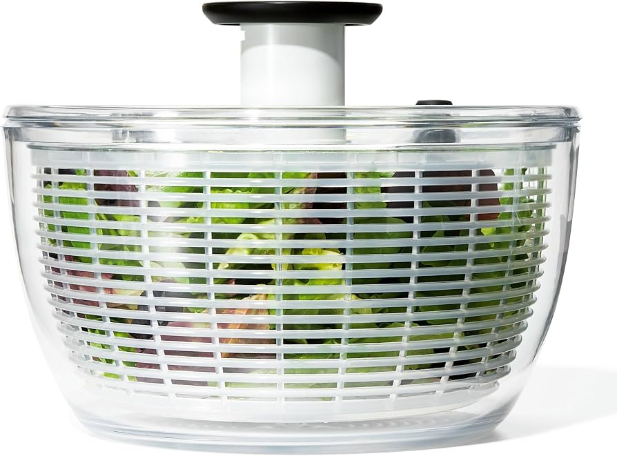 OXO Good Grips 6.22 Qt Salad Spinner, Vegetable Washer with Bowl & Strainer | Amazon (US)