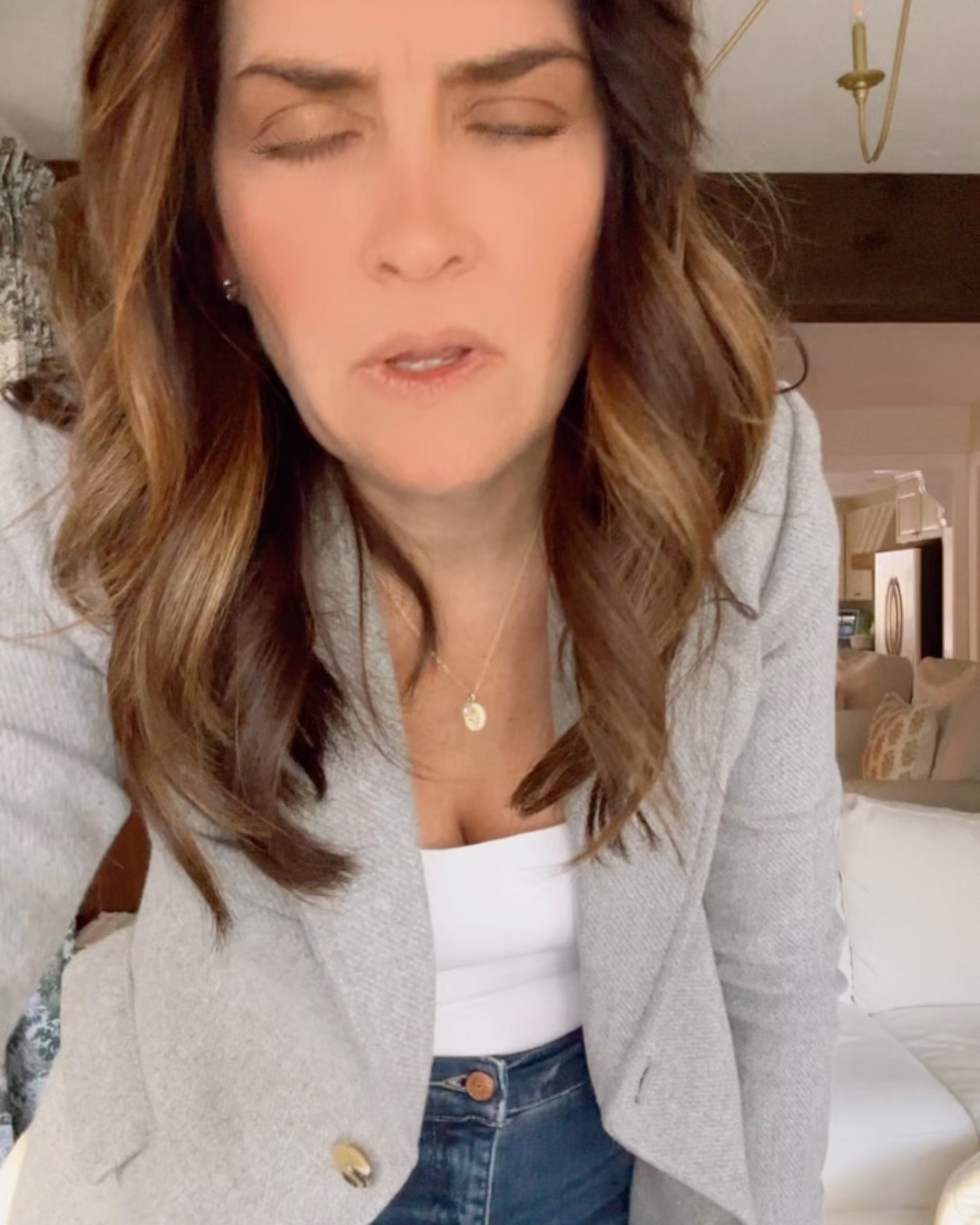 I found the perfect bodysuit for my tall friends!!! I’m wearing a size small. I love the thick straps and that the white is not see through. @oldnavy Sorry my blazer is no longer on Walmart’s website.

#LTKSaleAlert #LTKootd