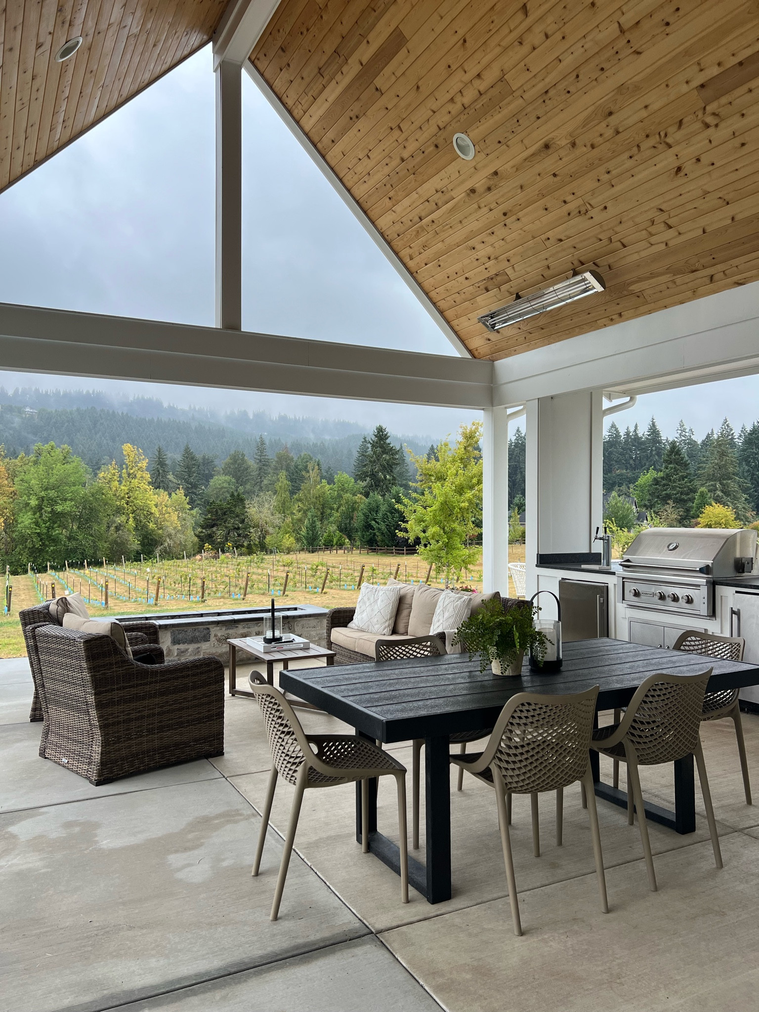 Fall weekends on the porch ❤️ Loving the outdoor furniture we added this season. The table is great in all weather since it’s Polywood, and the chairs stack for easy storage! 

#LTKSeasonal #LTKhome