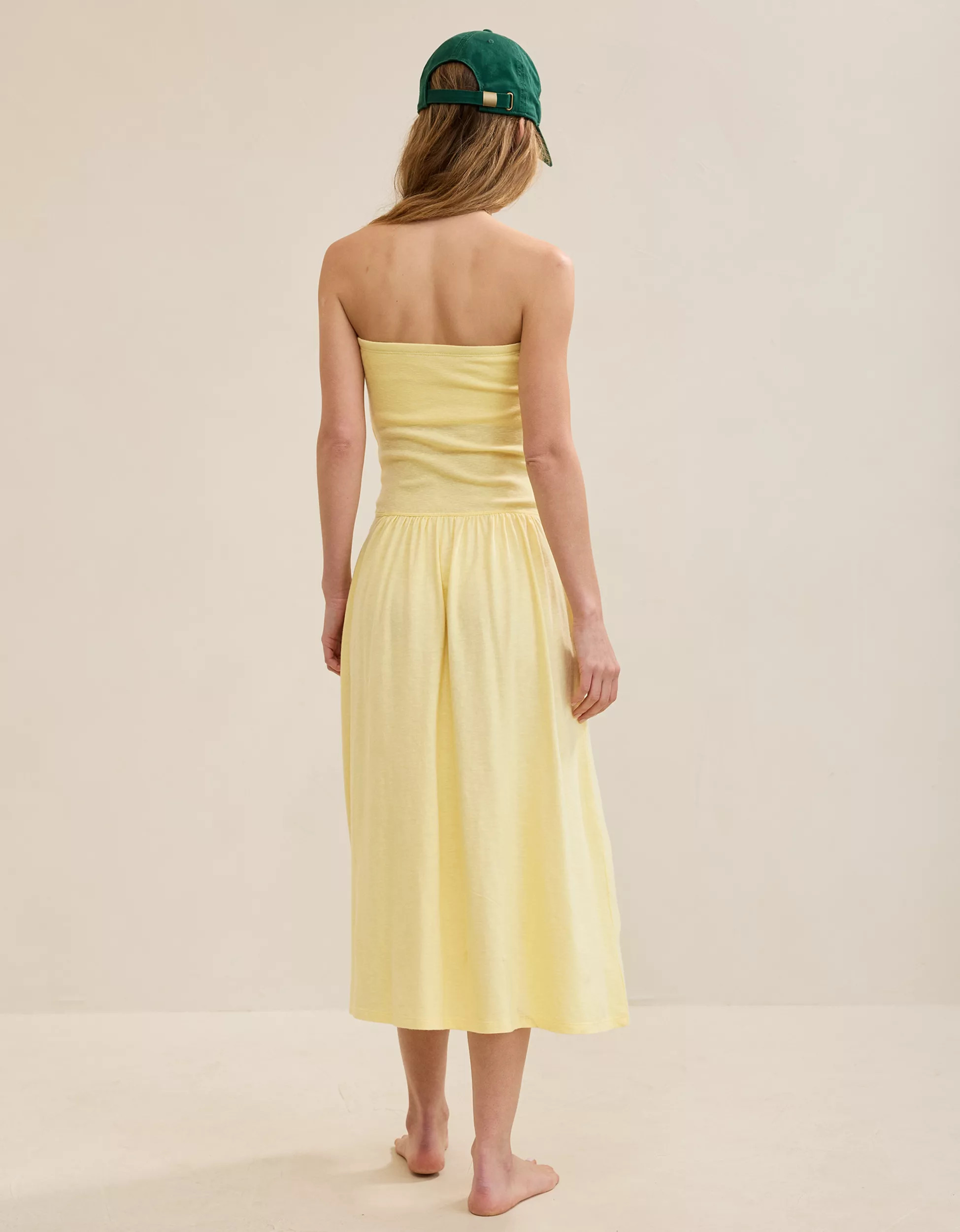 Aerie Happiest Tube Midi Dress | Aerie