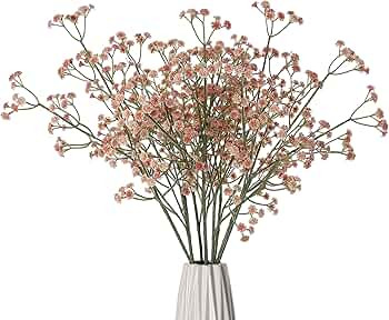 XIUER 10Pcs Baby Breath/Gypsophila Artificial Fake Silk Plants Wedding Party Decoration Real Touc... | Amazon (US)