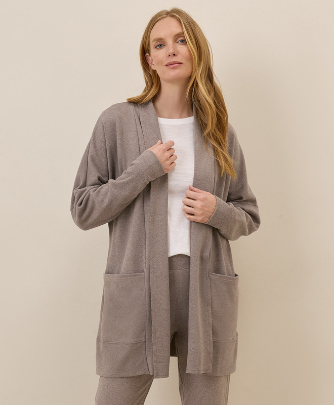 Women’s Airplane Wrap Cardigan made with Organic Cotton | Pact | Pact Apparel