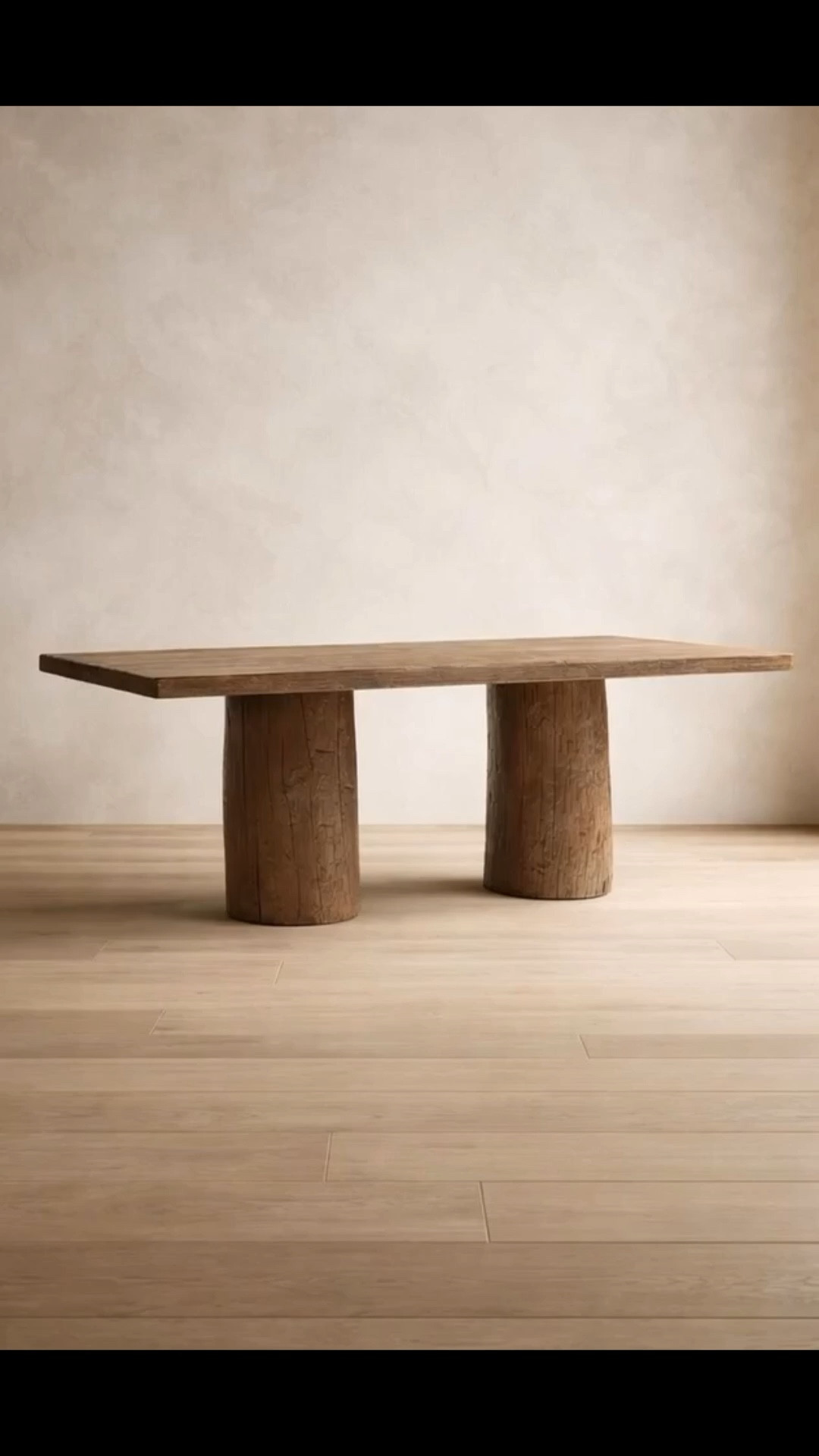 The best solid wood dining table on @walmart! How stunning is the texture & style! Blown away #walmartpartner 
#walmart

#LTKSaleAlert #LTKHome