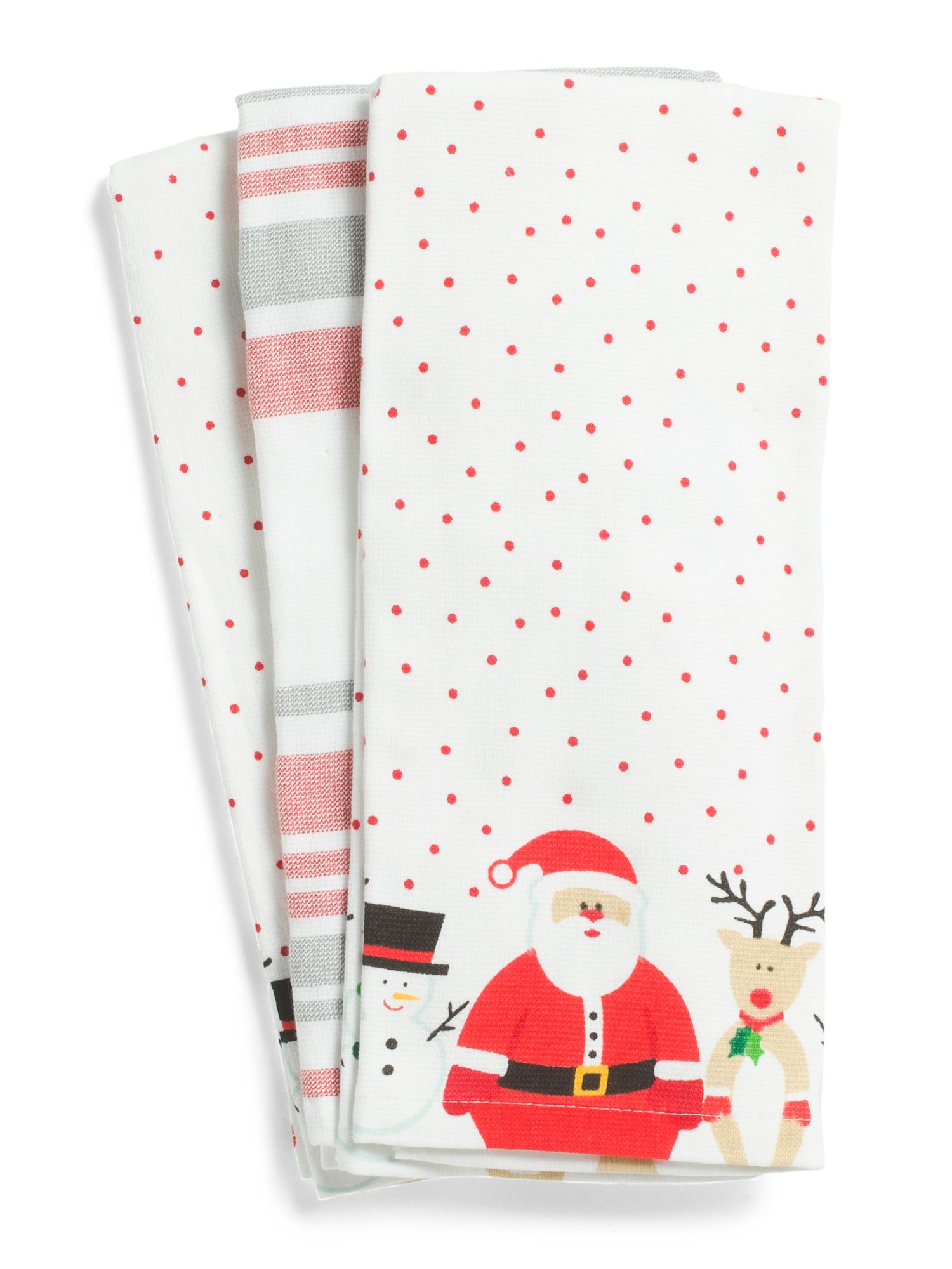 Set Of 3 Holiday Buddies Kitchen Towels | TJ Maxx