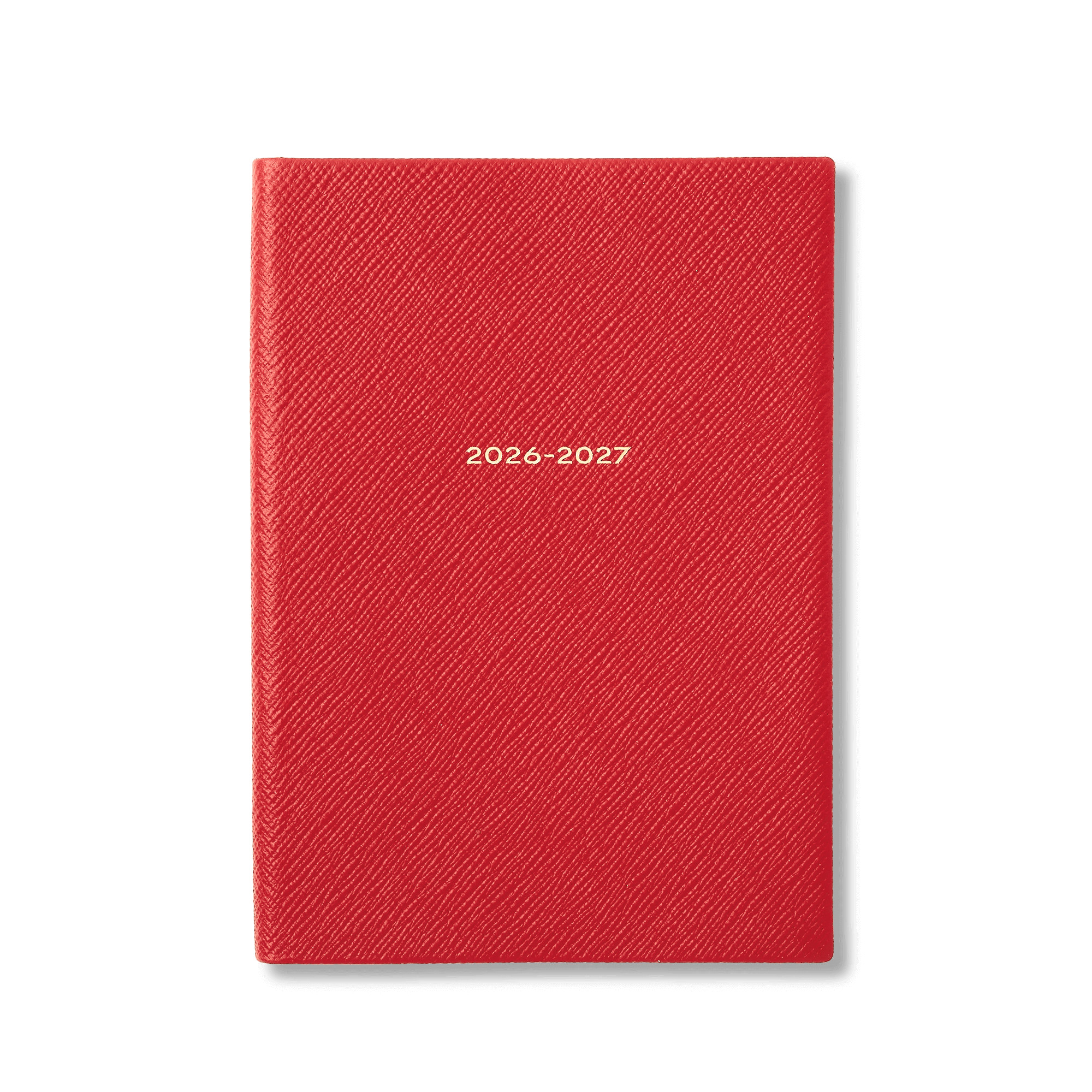 2026-2027 Soho Weekly Journal in Panama in scarlet red | Smythson | Smythson