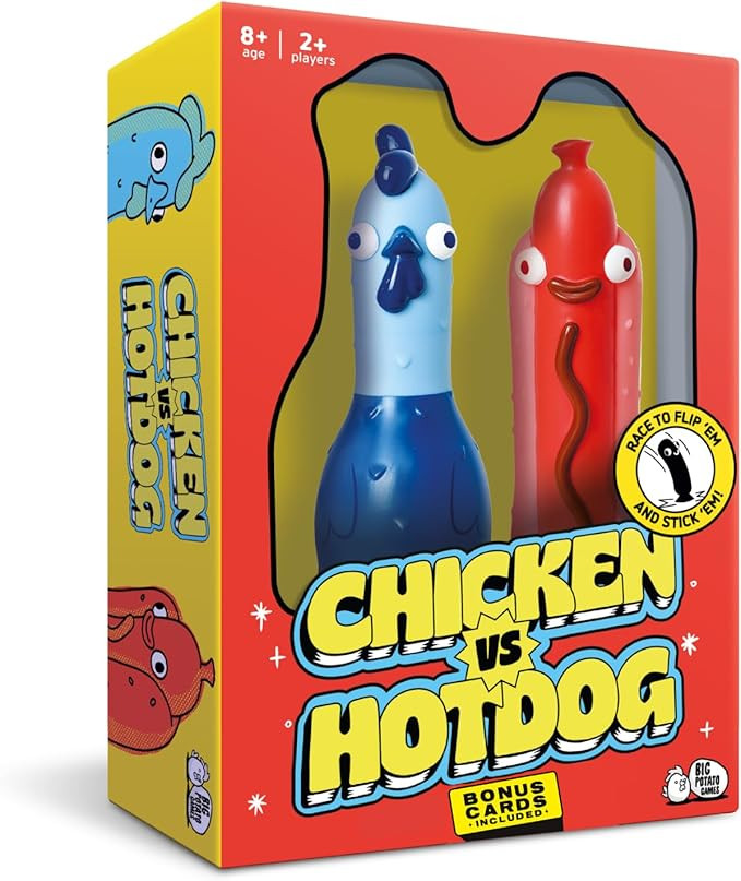 Big Potato Chicken vs Hotdog: Funniest Party Game You'll Ever Play | Flippin' Fun for Family, Adu... | Amazon (US)
