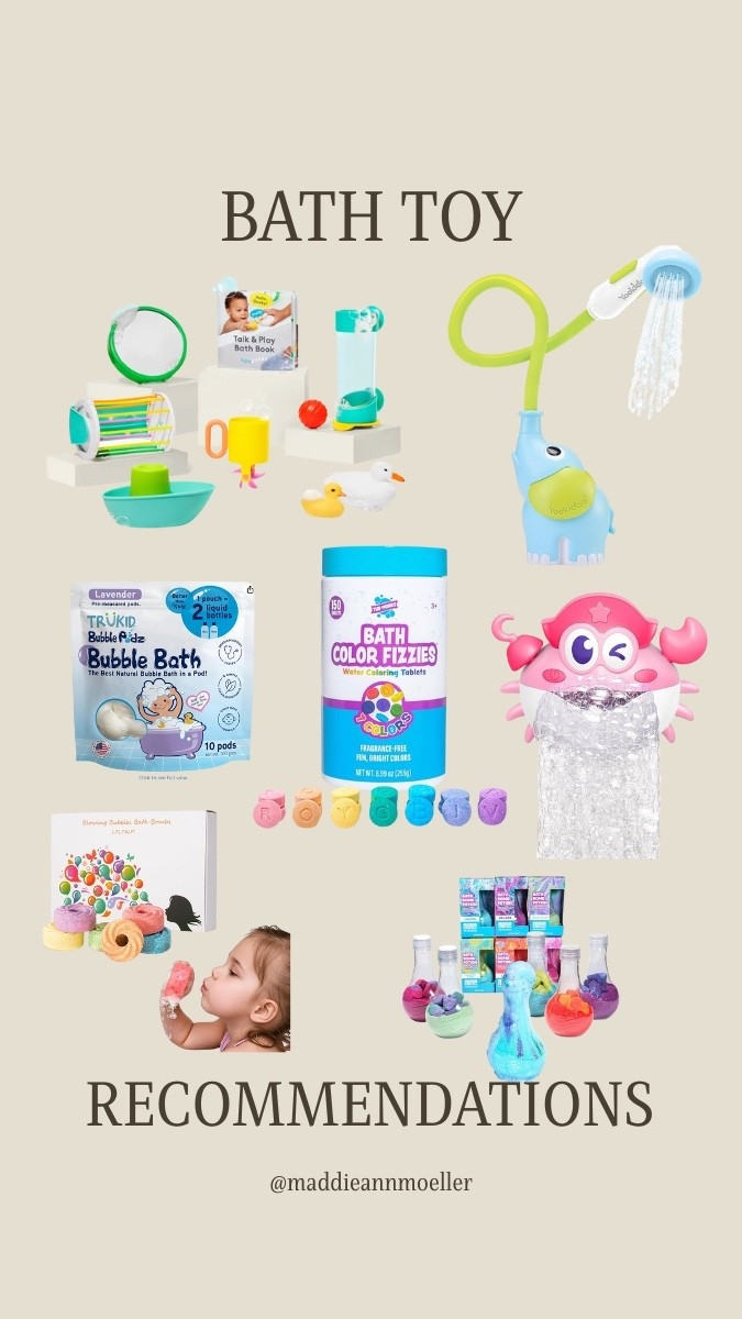 Bath toys yall recommended to keep bath time happy and enjoyable for all! lol 

#LTKBaby #LTKSeasonal #LTKKids