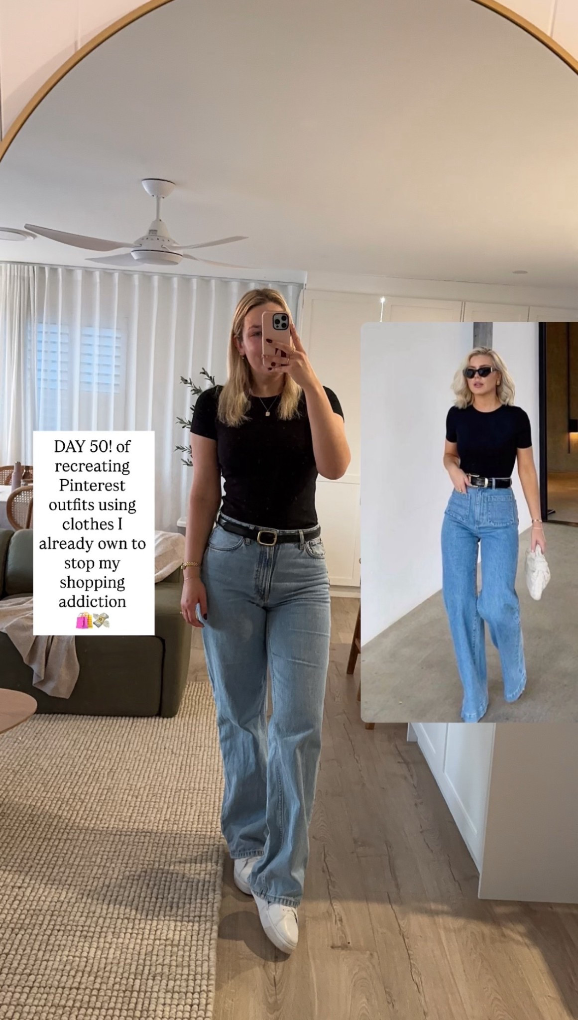 Top is Kookai and jeans are Nudie Jeans, I linked the exact jeans from Pinterest and a similar tee 🖤

#LTKaustralia #LTKworkwear #LTKspring