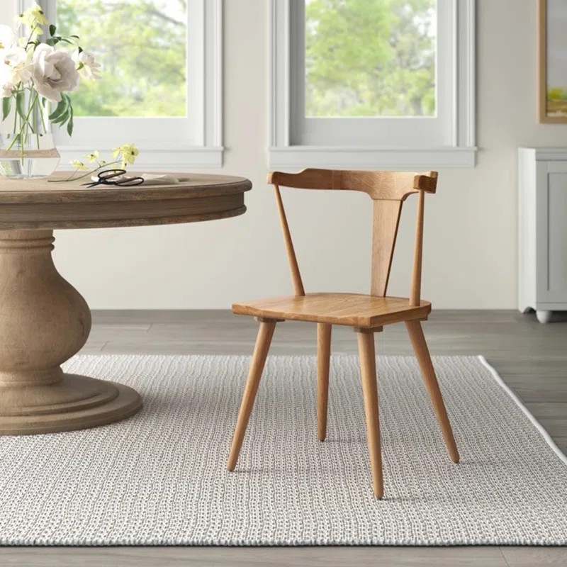 Agata Solid Wood Slat Back Dining Chair | Wayfair North America