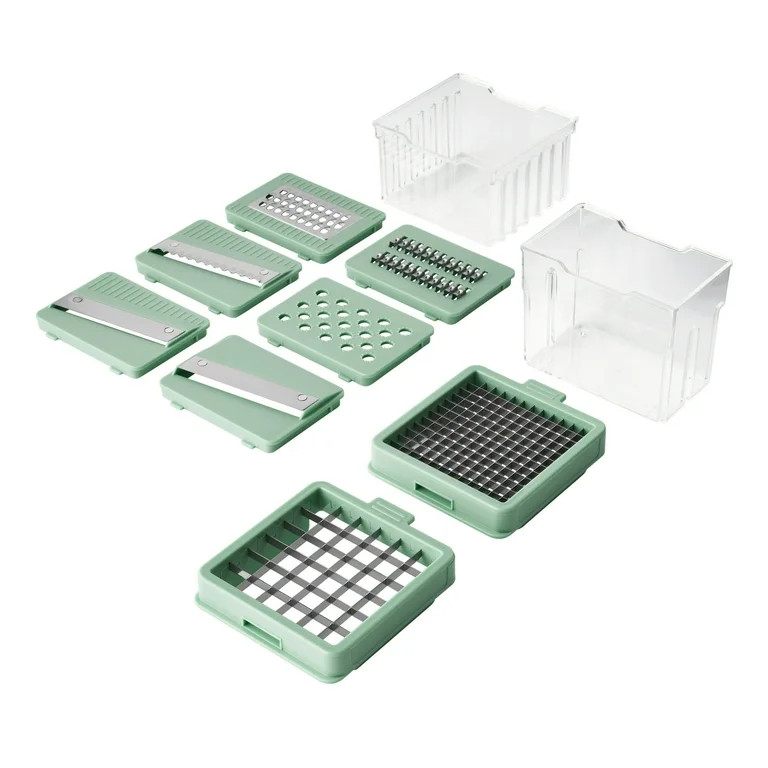 The Pioneer Woman Agatha Green 8-in-1 Food Slicer & Chopper | Walmart (US)