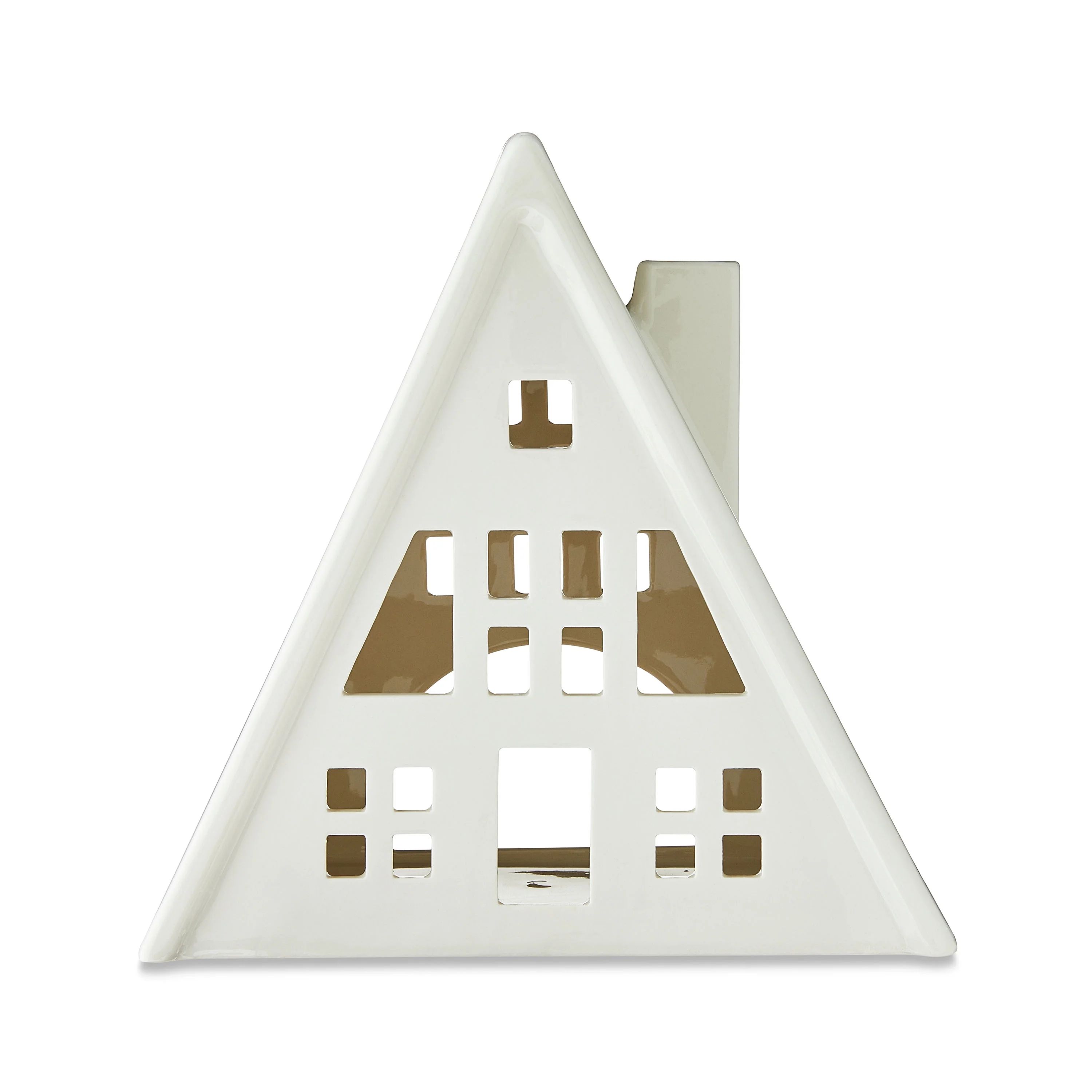 My Texas House, White Large A-Frame Ceramic House, 8 inch | Walmart (US)