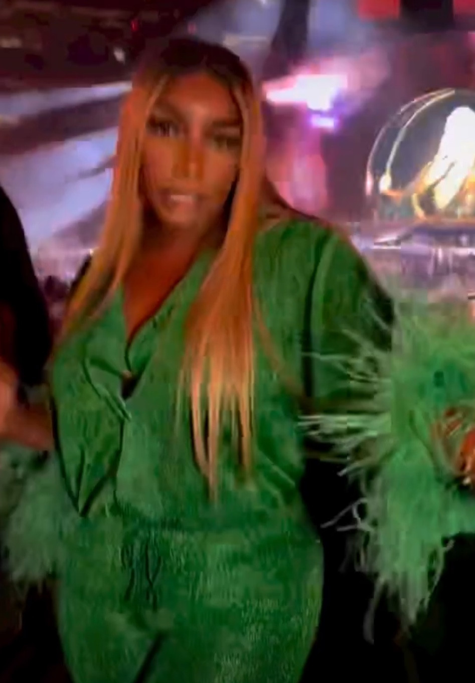 Nene at the Beyonce concert in Oseree! 