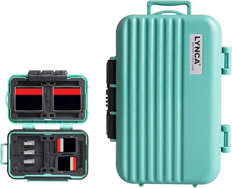 LYNCA Memory Card Case Holder, Memory Card Hard Protector Case Professional Water-Resistant Anti-... | Amazon (US)