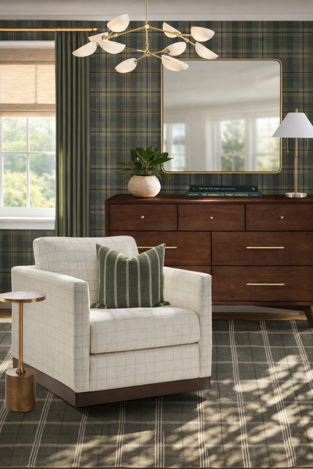 Classic green plaid filled bedroom 

#bedroom #homedecor #wallpaperr

#LTKHome #LTKmomlife #LTKKids