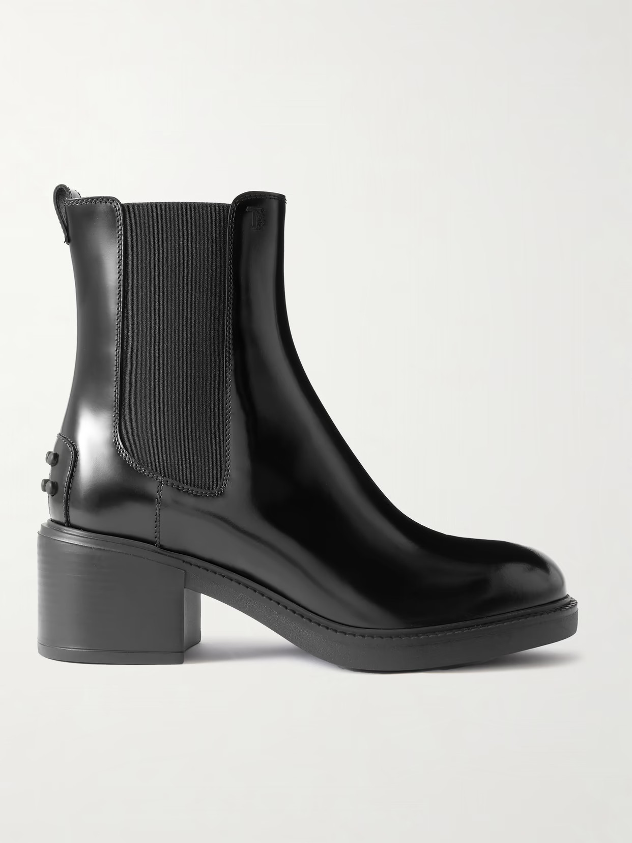 Tod's - Gomma T60 Leather Chelsea Boots - Black | NET-A-PORTER (US)