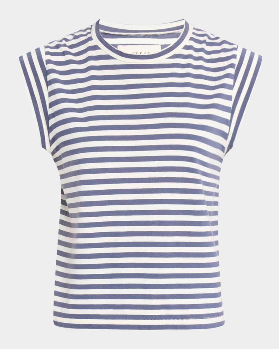 The Great The Peak Shoulder Tee | Neiman Marcus